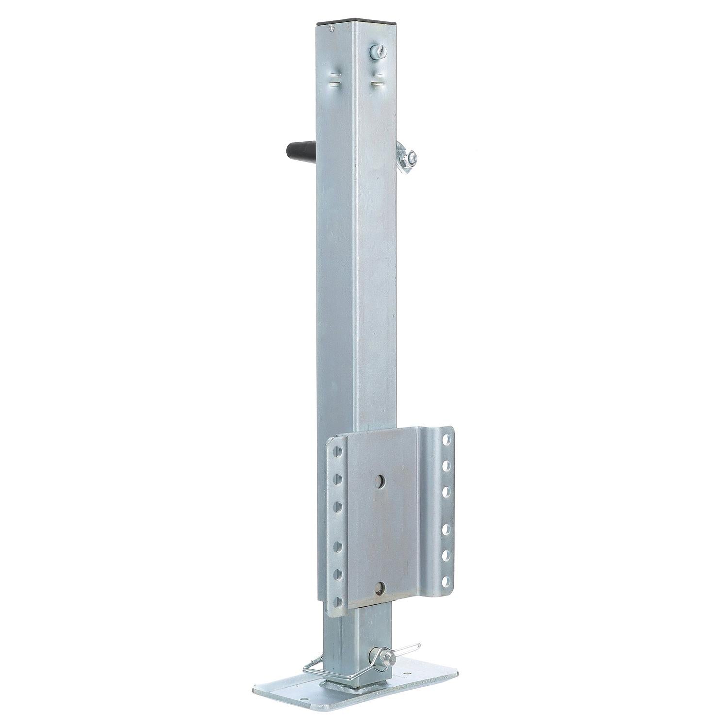 Heavy-Duty Drop Leg Trailer Jack, Foot Plate Base, 2,500 lbs Max Load