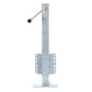 Heavy-Duty Drop Leg Trailer Jack, Foot Plate Base, 2,500 lbs Max Load