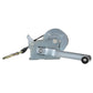 800 Lb. Manual Trailer Winch, 1-Speed, 16ft Strap w/ Snap Hook