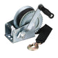 1,200 Lb. Manual Trailer Winch, 1-Speed, 25ft Strap w/ Snap Hook