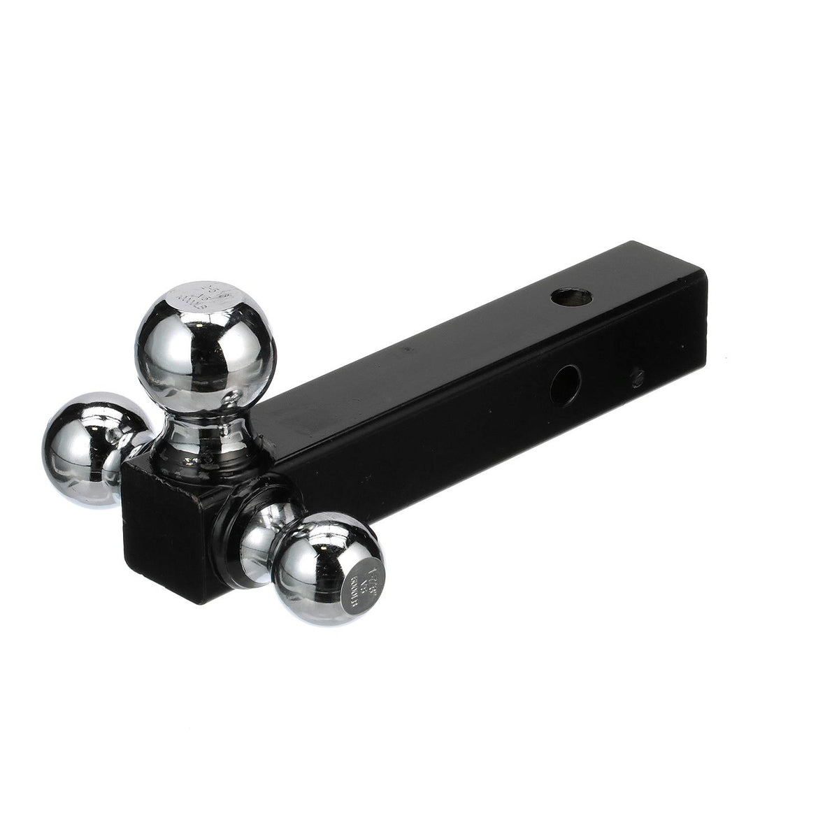Tri-Ball Trailer Hitch Fits 1-7/8in, 2in & 2-5/16in Balls, 2in Shank
