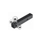 Tri-Ball Trailer Hitch Fits 1-7/8in, 2in & 2-5/16in Balls, 2in Shank