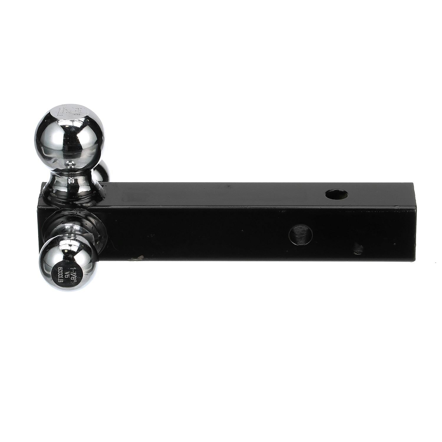 Tri-Ball Trailer Hitch Fits 1-7/8in, 2in & 2-5/16in Balls, 2in Shank
