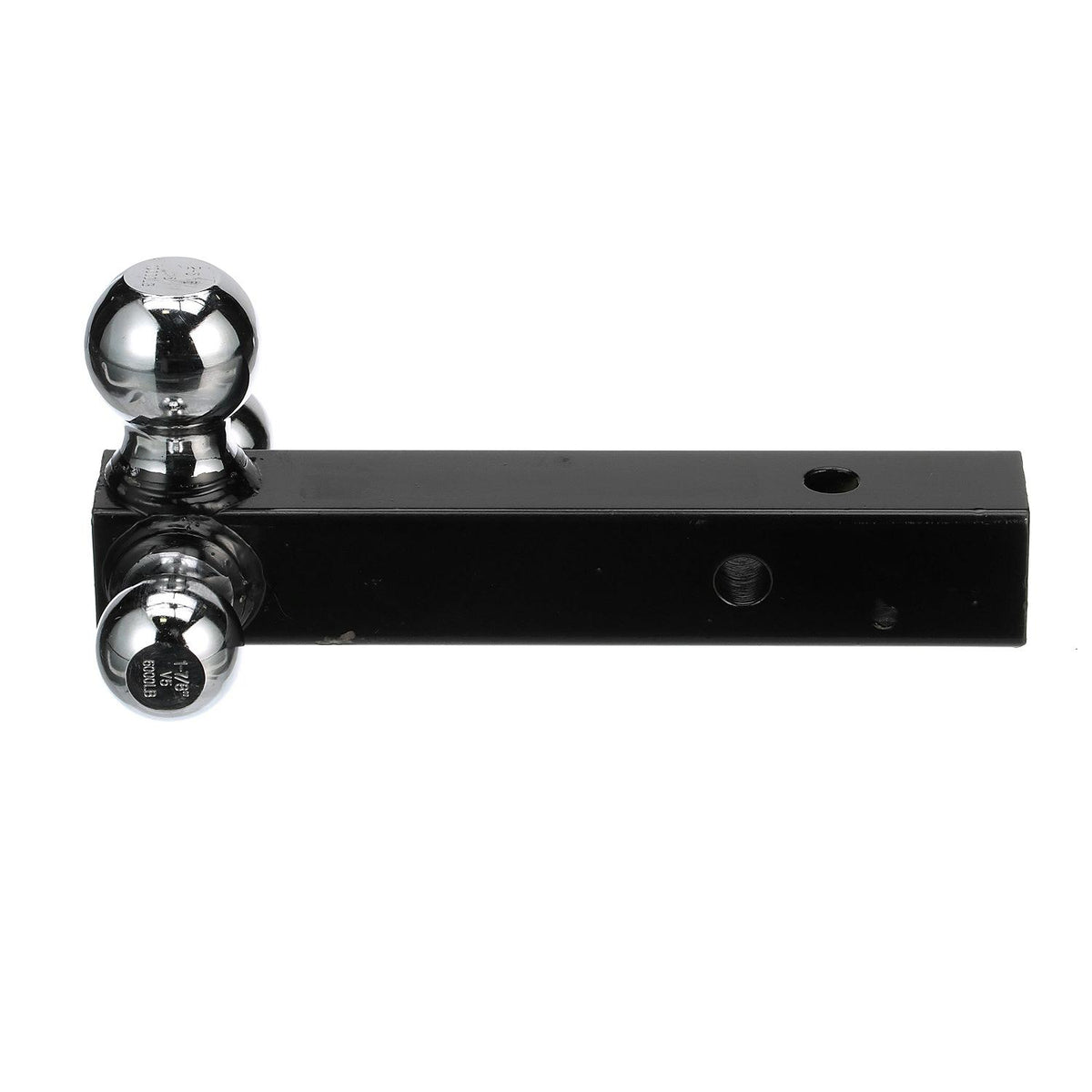 Tri-Ball Trailer Hitch Fits 1-7/8in, 2in & 2-5/16in Balls, 2in Shank