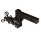 Tri-Ball Adjustable Trailer Hitch Fits 1-7/8in, 2in & 2-5/16in Balls, 2in Shank