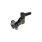 Tri-Ball Adjustable Trailer Hitch Fits 1-7/8in, 2in & 2-5/16in Balls, 2in Shank
