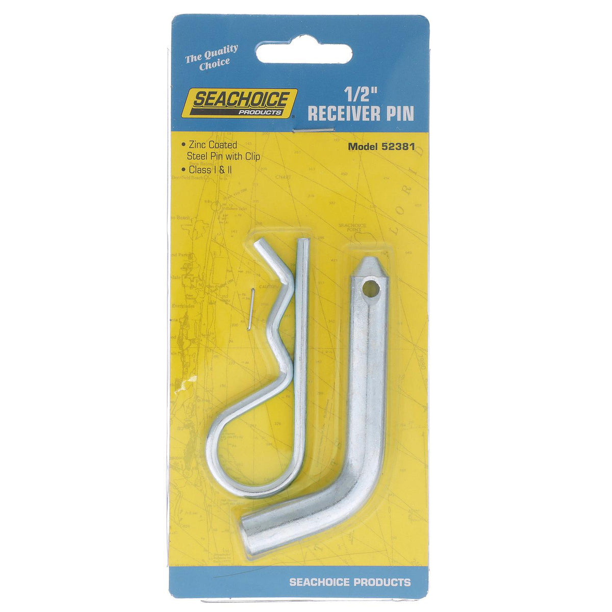 Receiver Pin w/ Clip, 1/2in