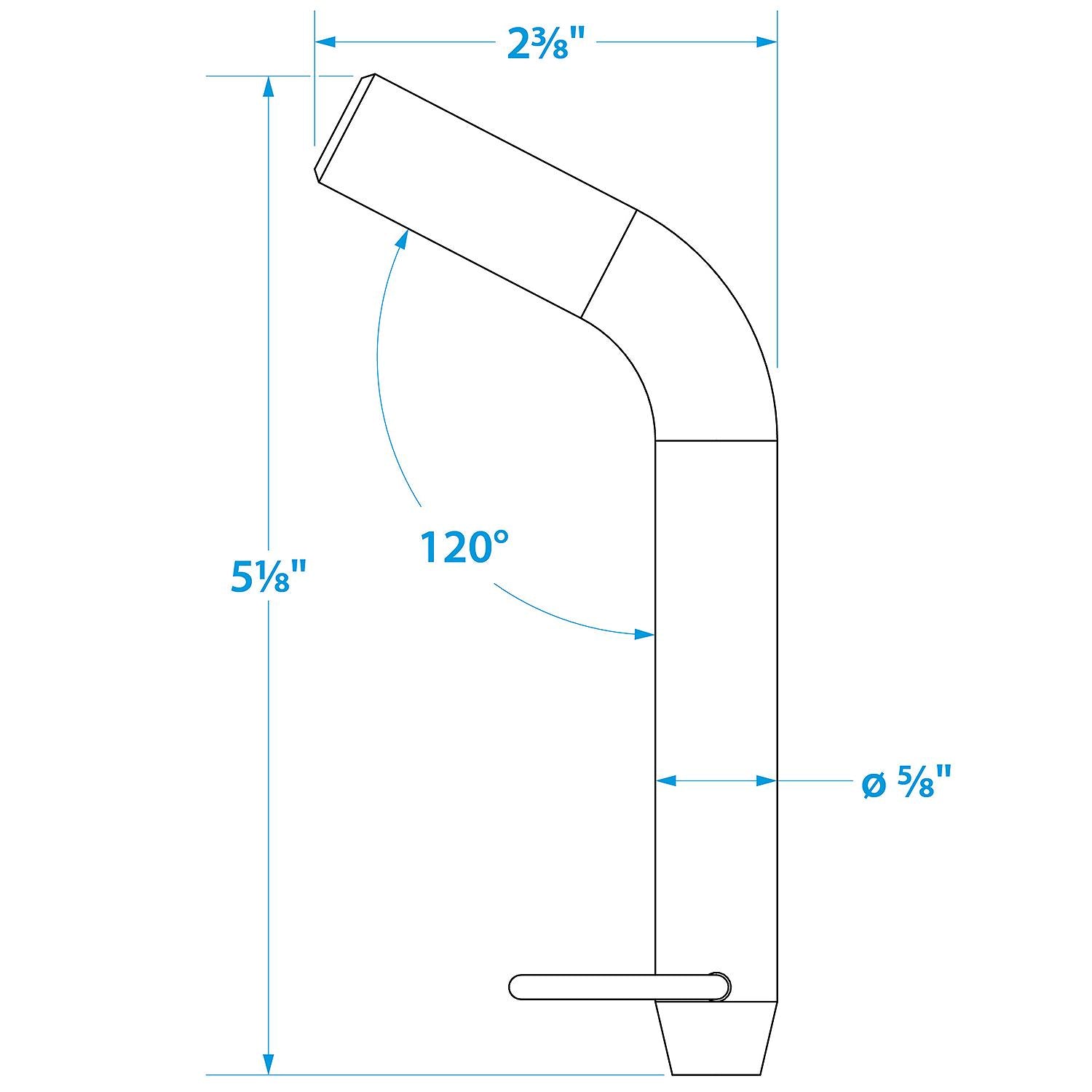 Receiver Pin w/ Clip, 5/8in