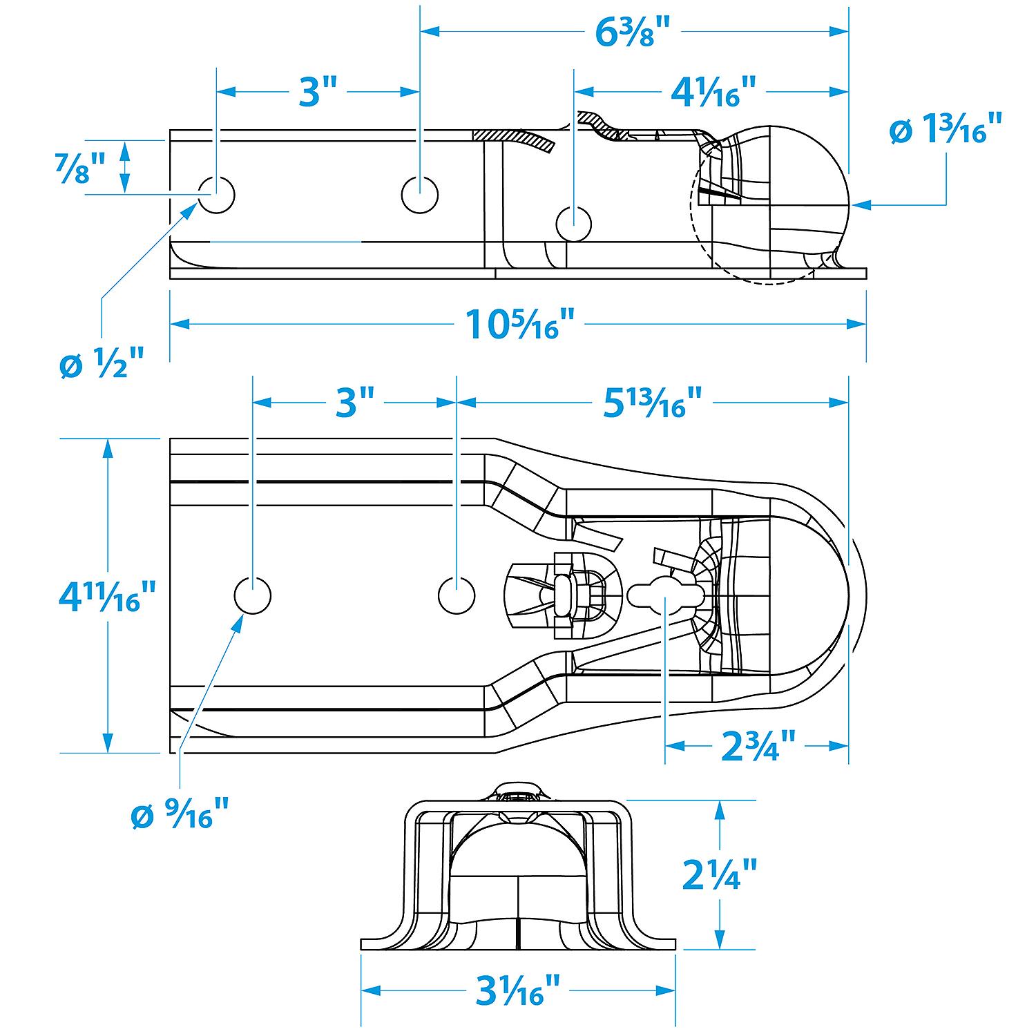 Trailer Coupler, 3in