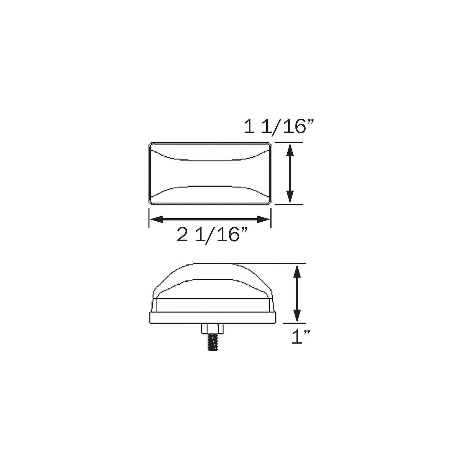 Sealed Marker/Clearance Light, Amber