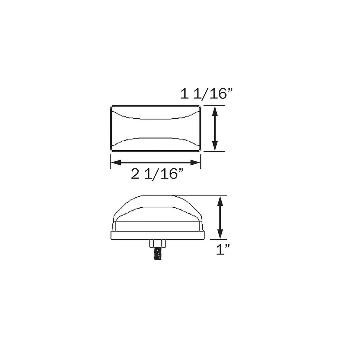 Sealed Marker/Clearance Light, Amber