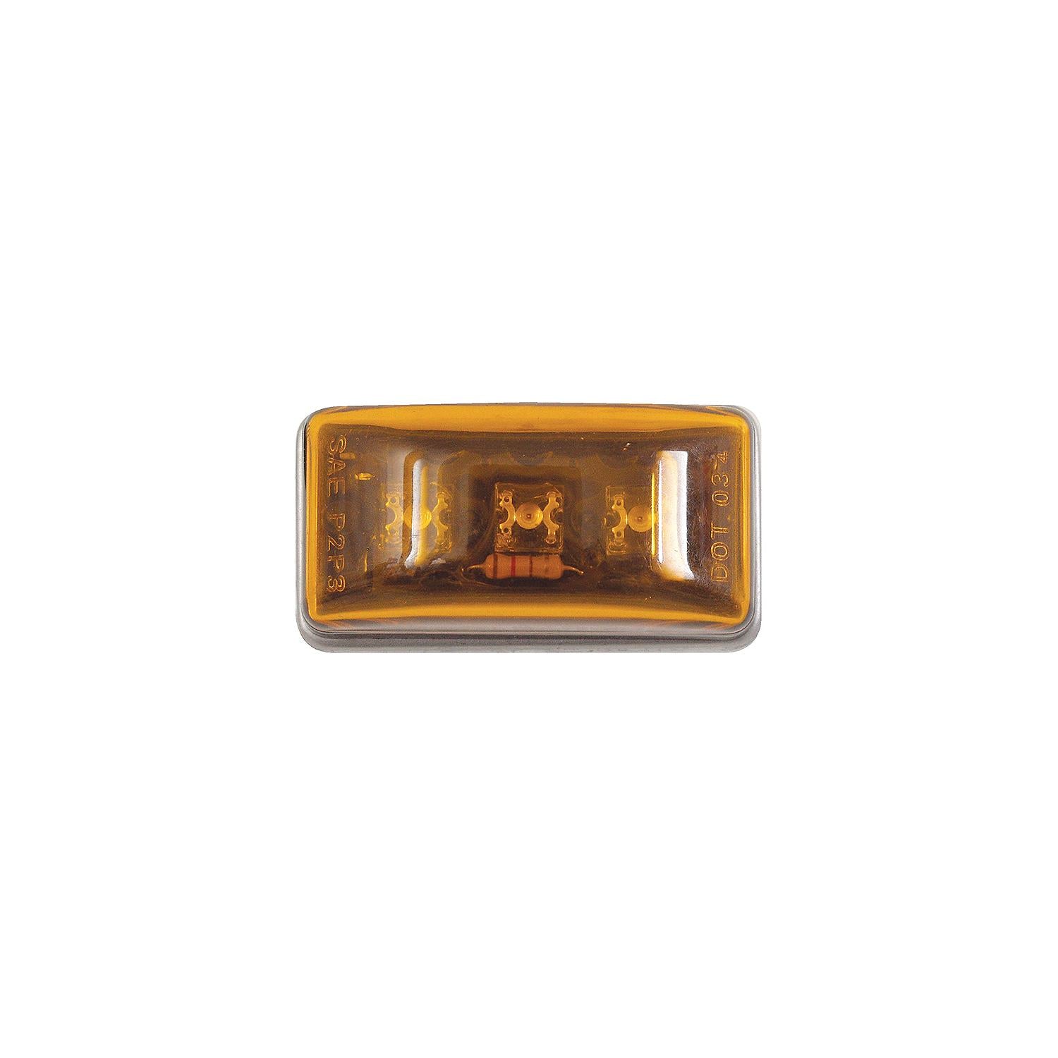 LED Sealed Stud Mount Side Marker/Clearance Light, Amber