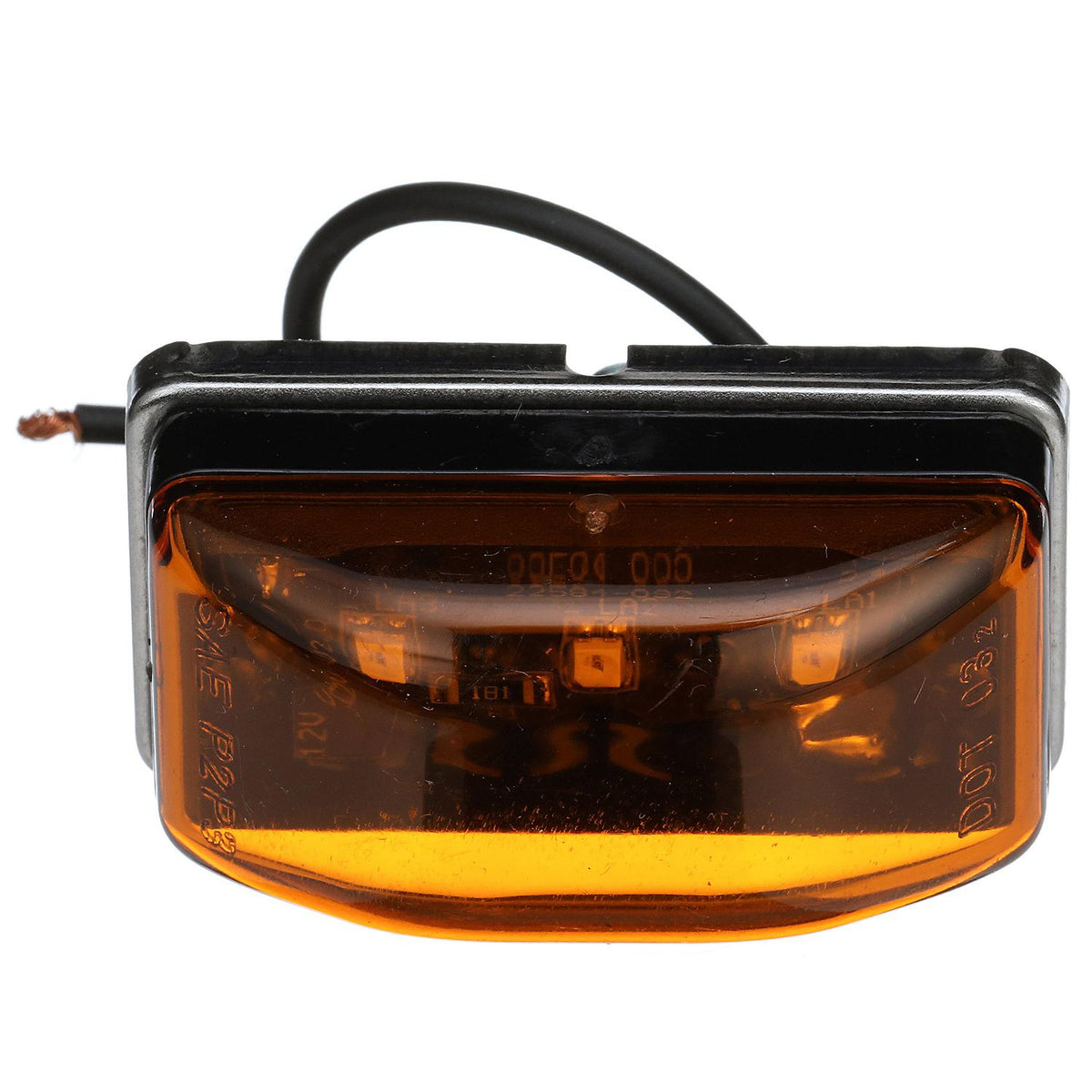 LED Sealed Stud Mount Side Marker/Clearance Light, Amber