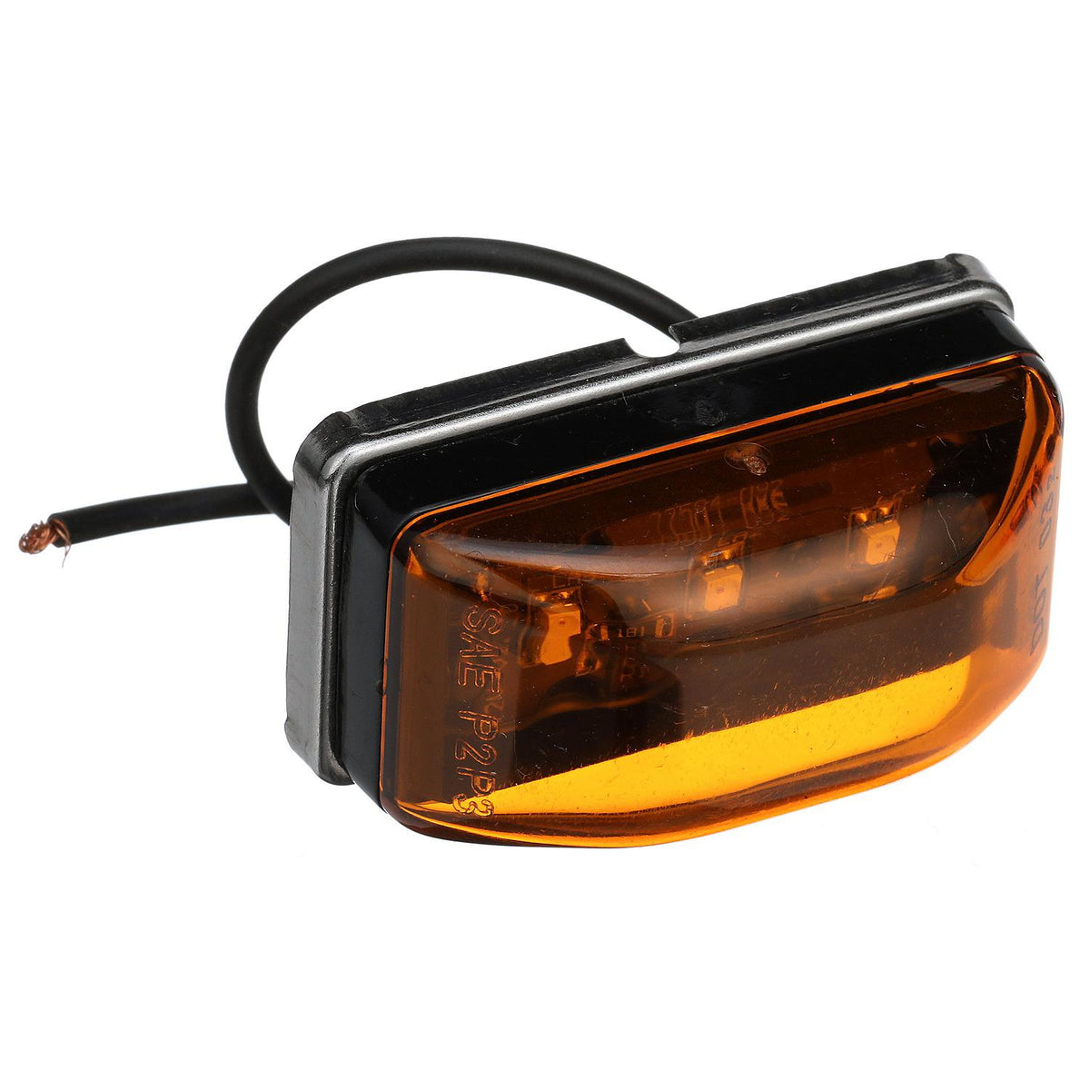 LED Sealed Stud Mount Side Marker/Clearance Light, Amber