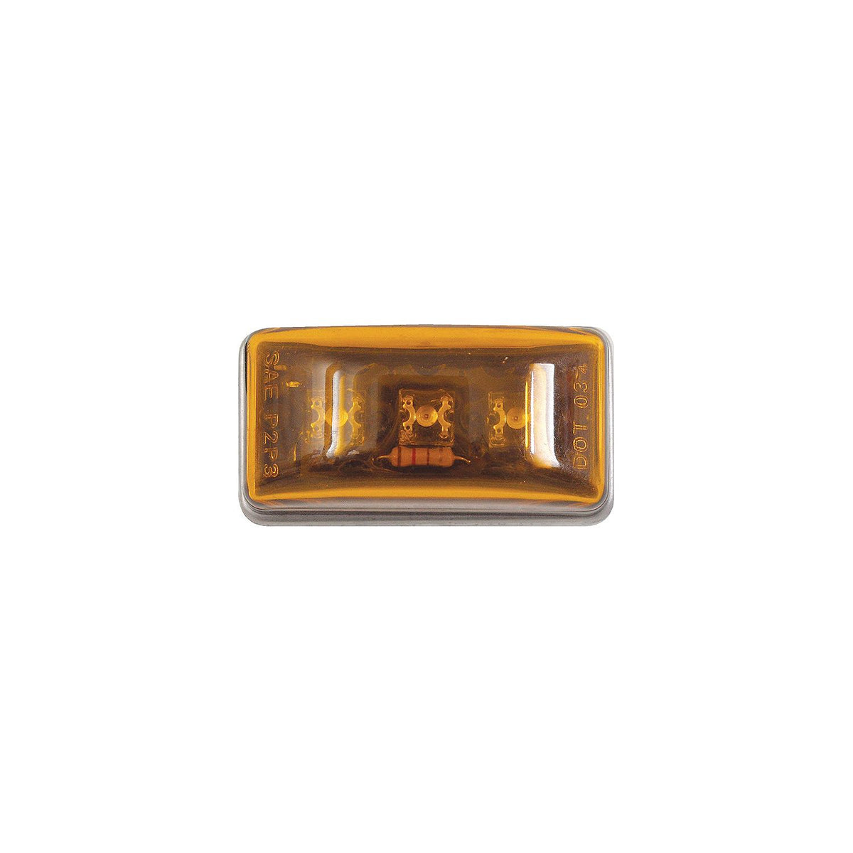 LED Sealed Stud Mount Side Marker/Clearance Light, Amber