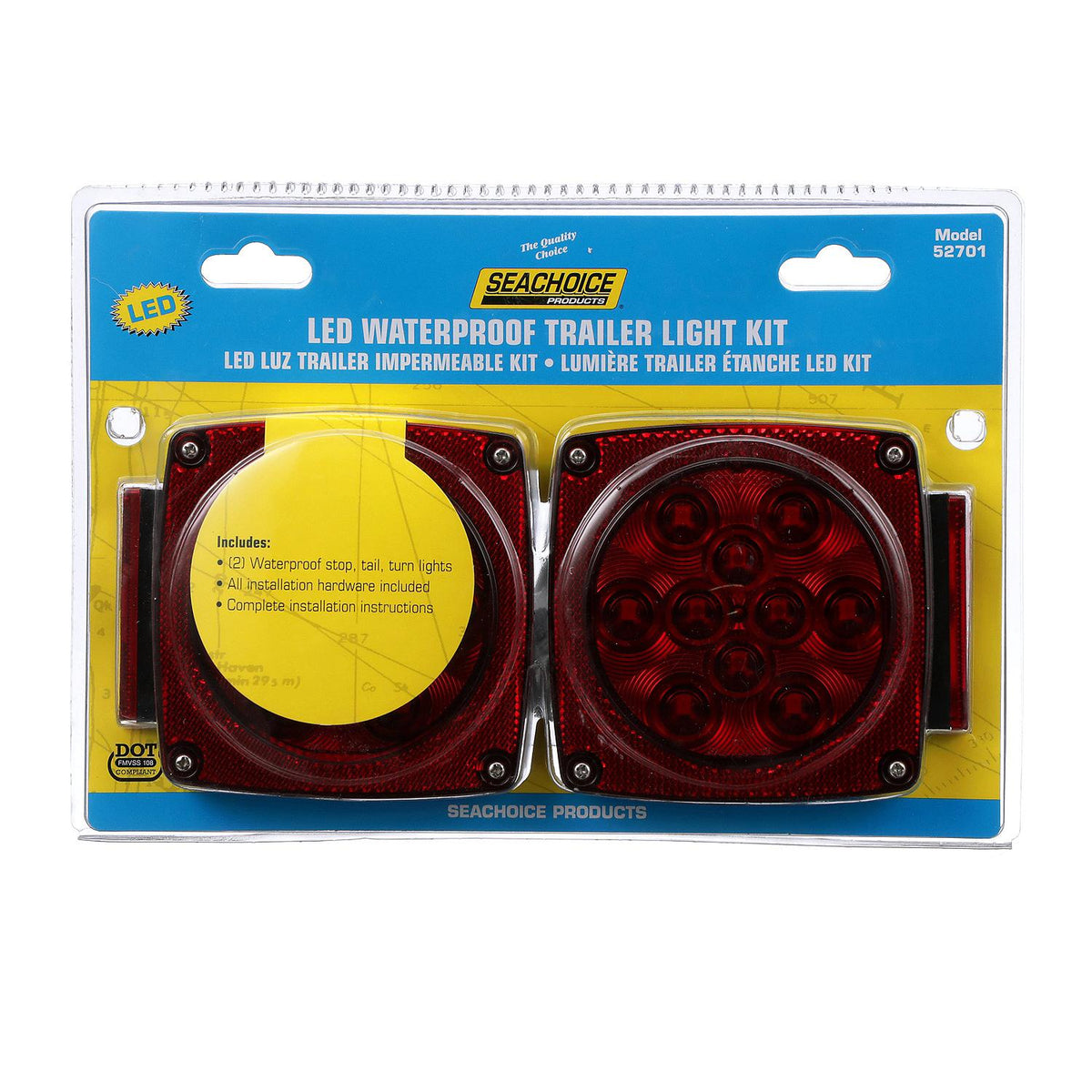 LED Waterproof Trailer Light Kit
