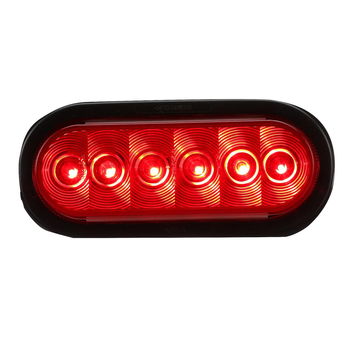LED 6in Oval Sealed Tail Light Kit For Flush Mount