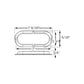 LED 6in Oval Sealed Lights For Surface Mount