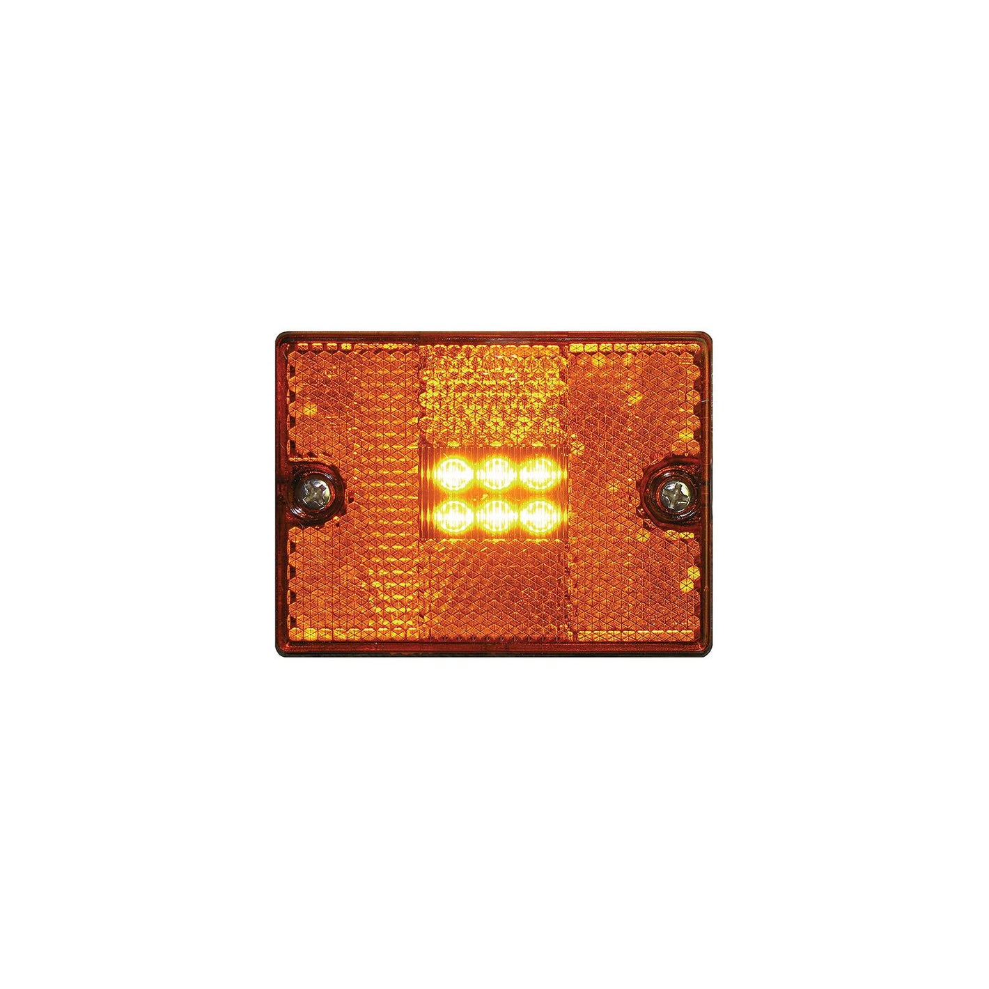LED Square Stud-Mount Clearance/Marker Light, Amber