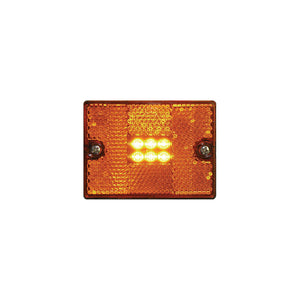 LED Square Stud-Mount Clearance/Marker Light, Amber