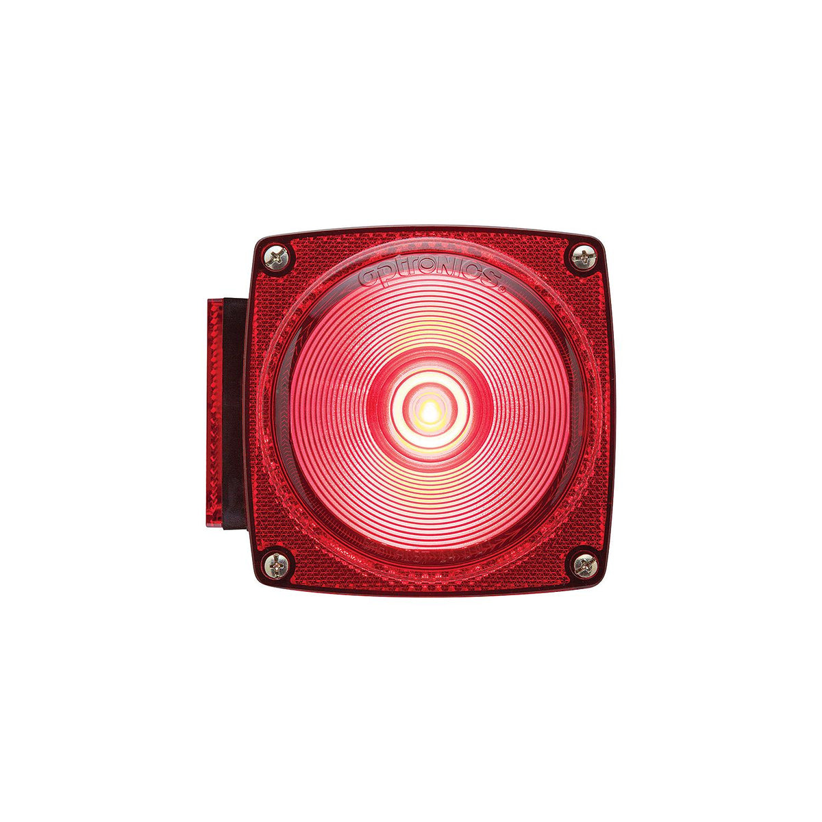 One Combination Tail Light, Driver Side w/ License Plate Illuminator