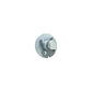Galvanized Trailer Wheel Hub, 1in x 4 Lug