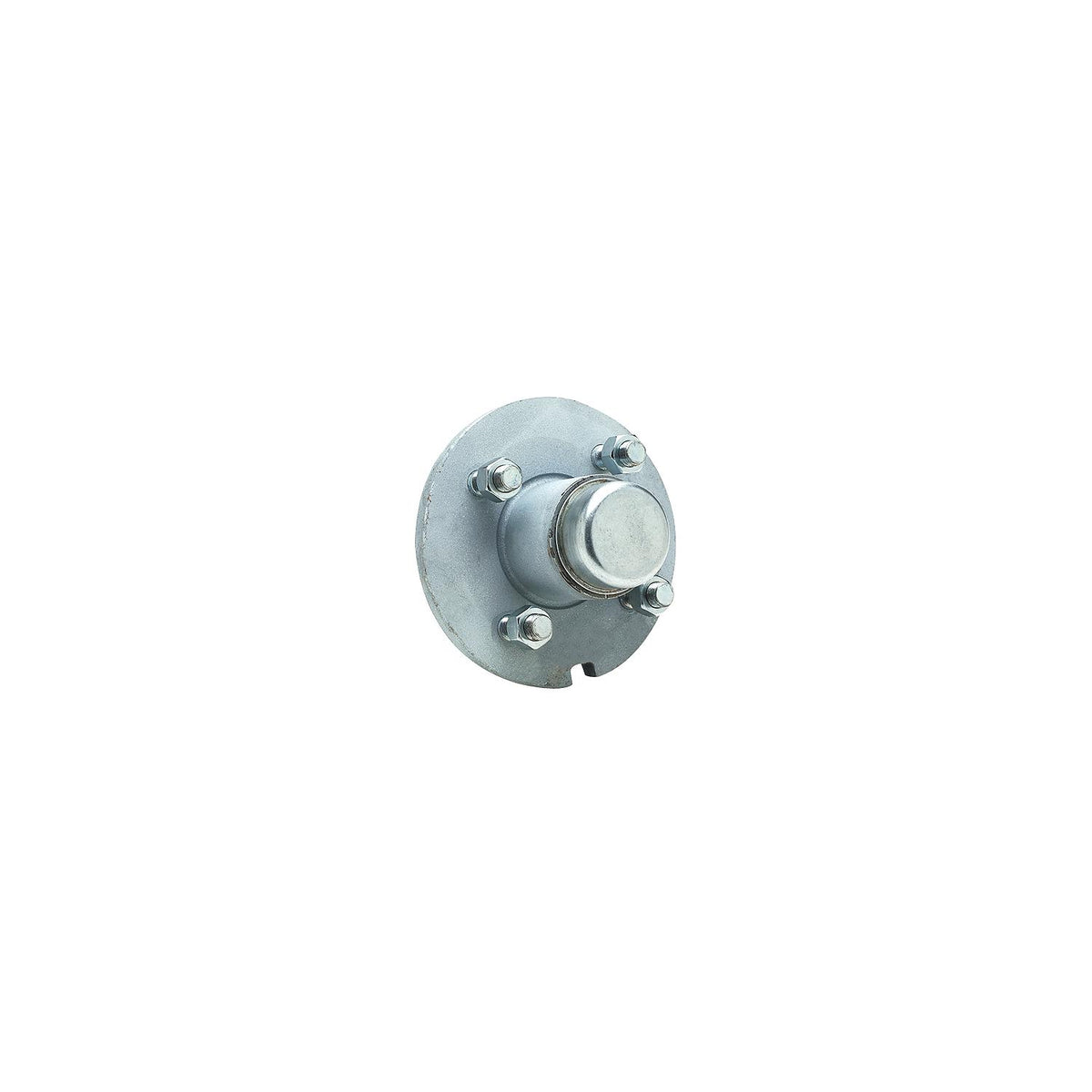 Galvanized Trailer Wheel Hub, 1in x 4 Lug