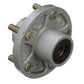 Galvanized Trailer Wheel Hub, 1in x 5 Lug UHI