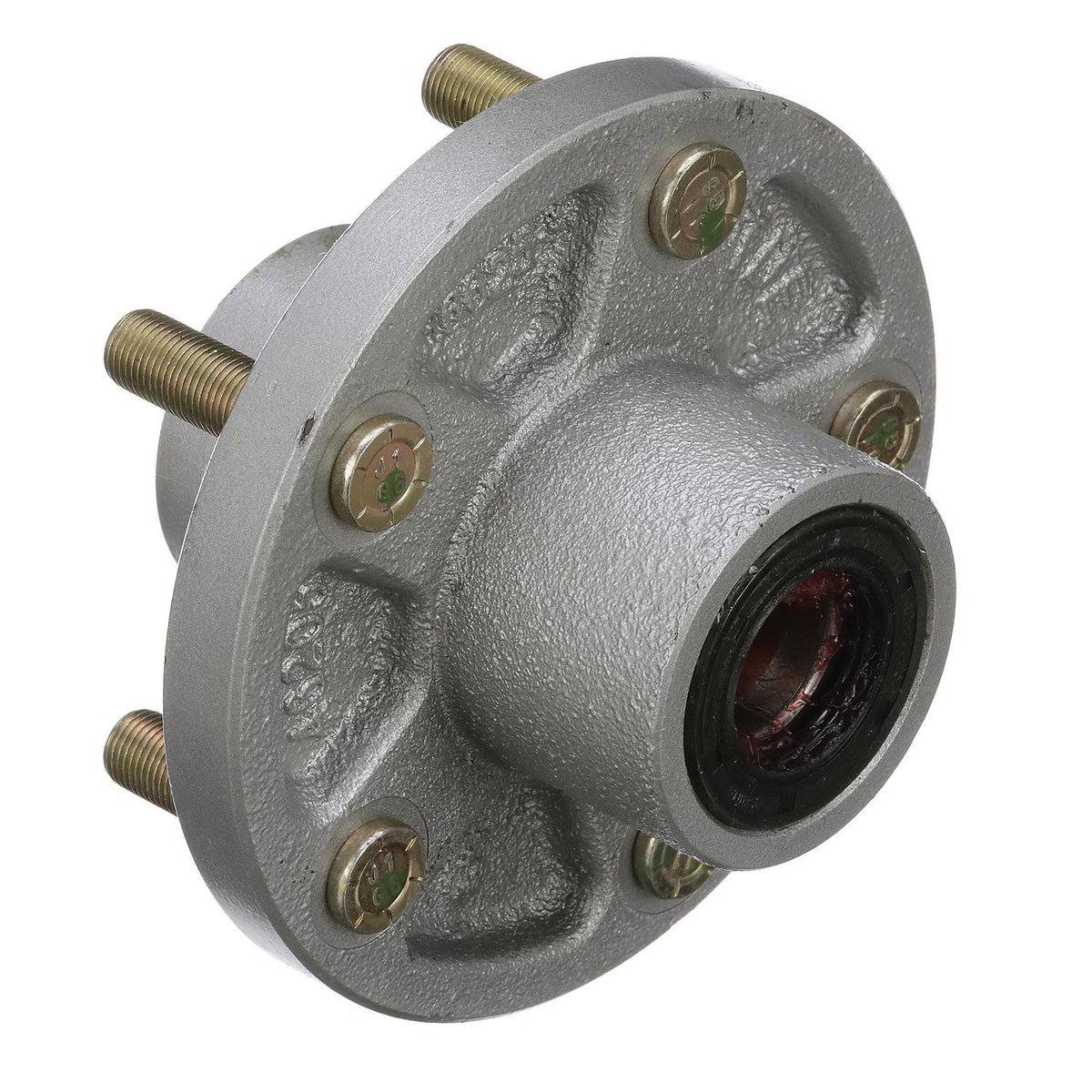 Galvanized Trailer Wheel Hub, 1in x 5 Lug UHI