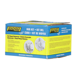 Galvanized Trailer Wheel Hub, 1in x 5 Lug UHI
