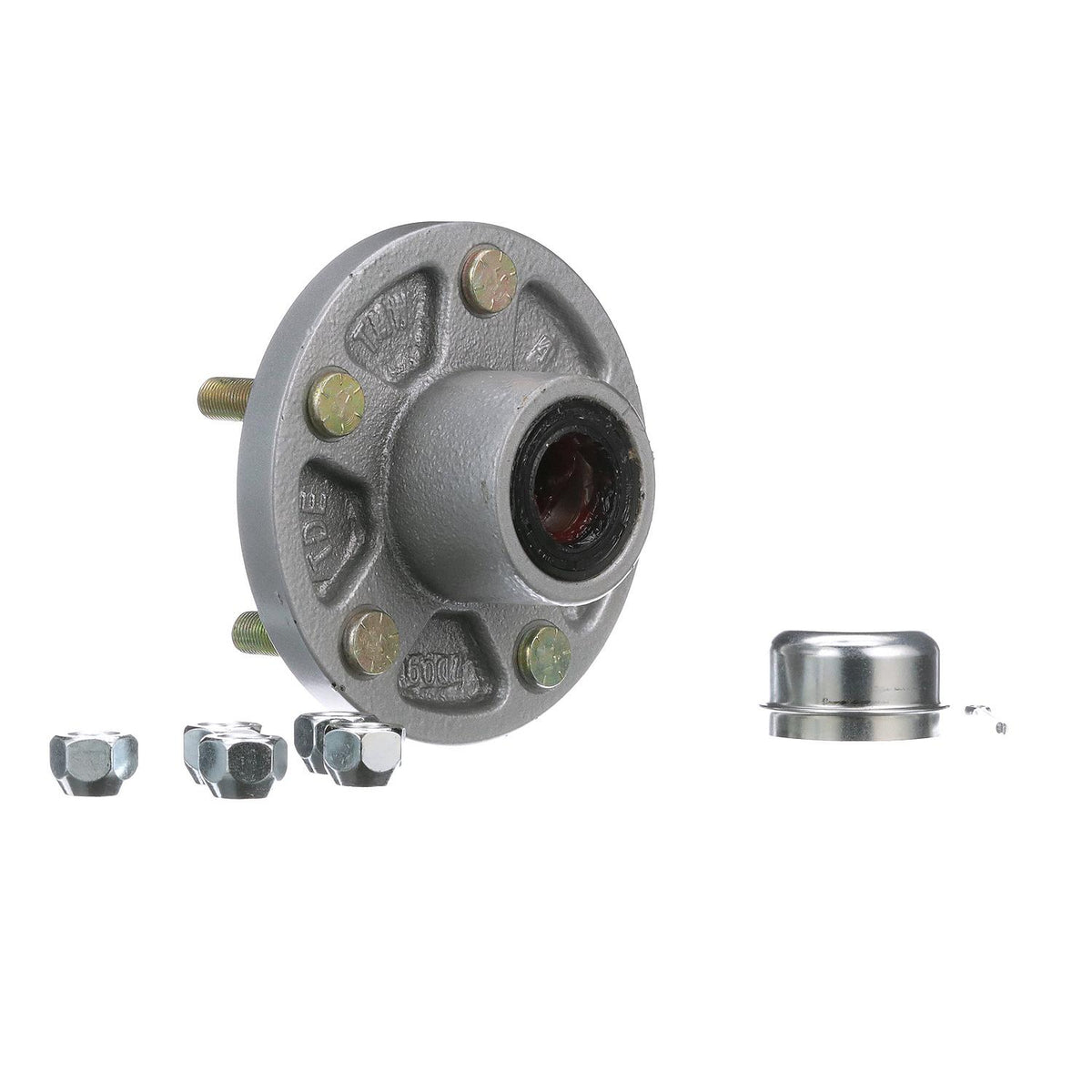 Galvanized Trailer Wheel Hub, 1-1/16in x 5 Lug UHI