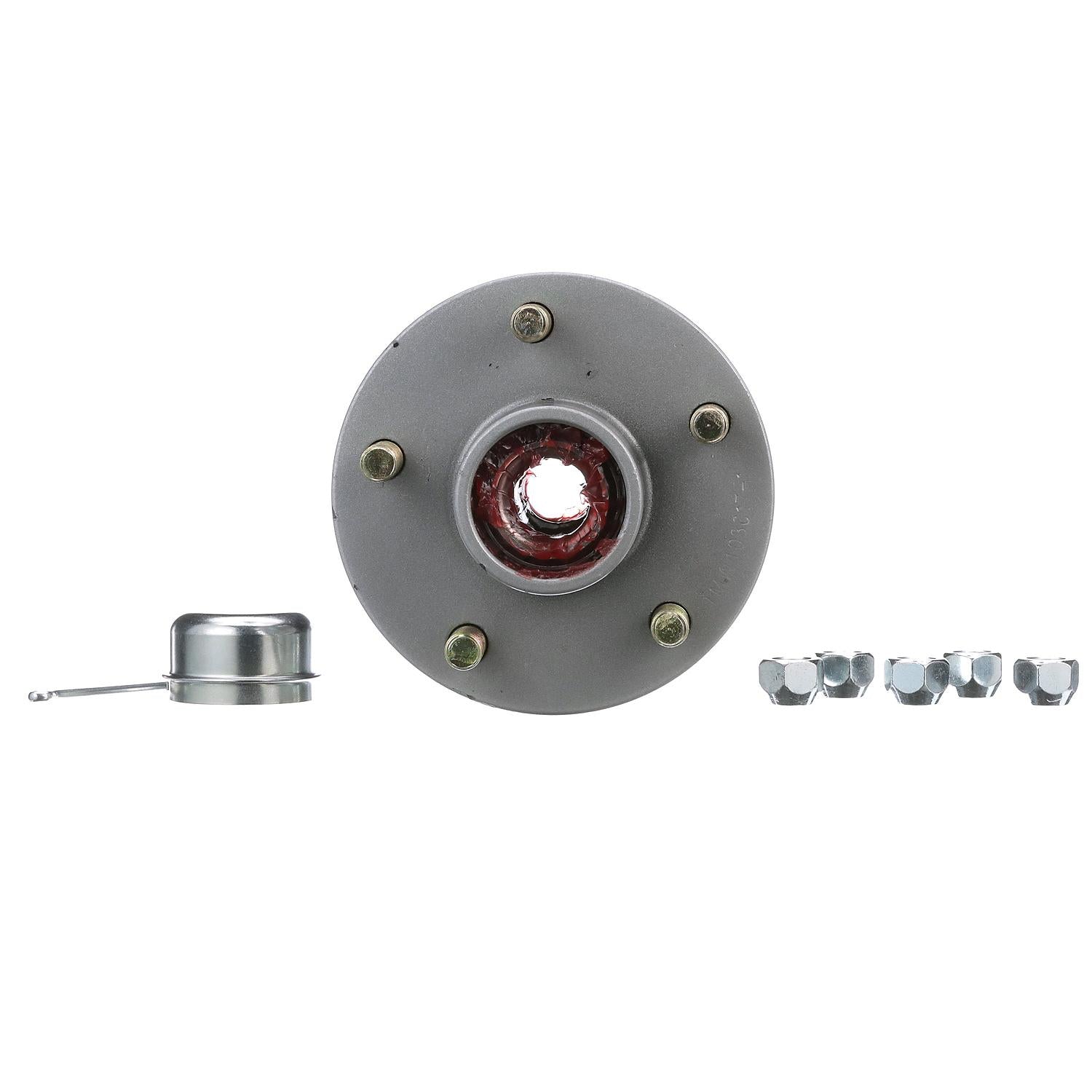 Galvanized Trailer Wheel Hub, 1-1/16in x 5 Lug UHI