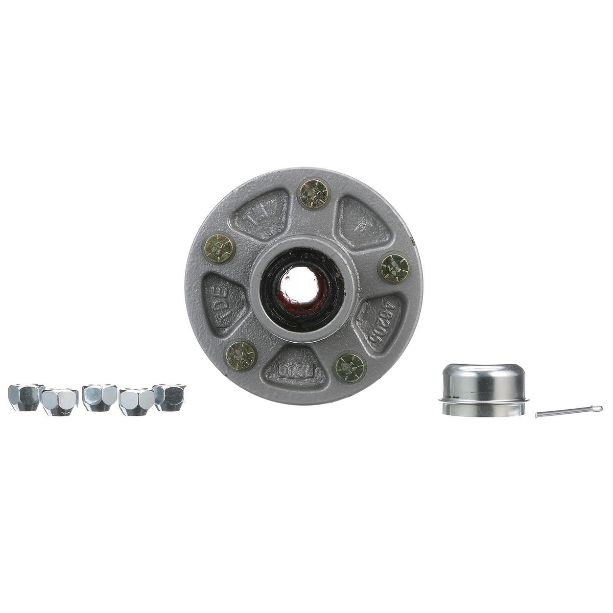 Galvanized Trailer Wheel Hub, 1-1/16in x 5 Lug UHI