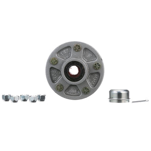 Galvanized Trailer Wheel Hub, 1-1/16in x 5 Lug UHI