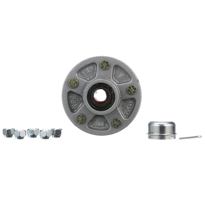 Galvanized Trailer Wheel Hub, 1-1/16in x 5 Lug UHI