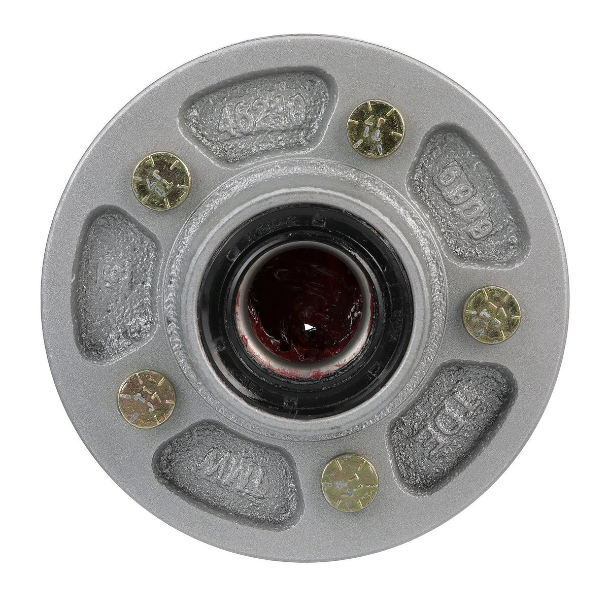 Galvanized Trailer Wheel Hub, 1-3/8in x 1-1/16in x 5 Lug UHI