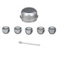 Painted Trailer Wheel Hub, 1in x 5 Lug UHI