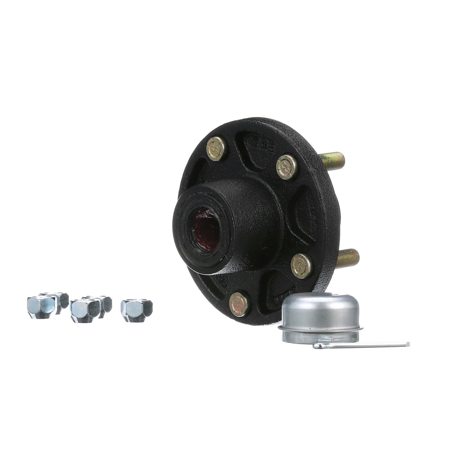 Painted Trailer Wheel Hub, 1-1/16in x 5 Lug UHI