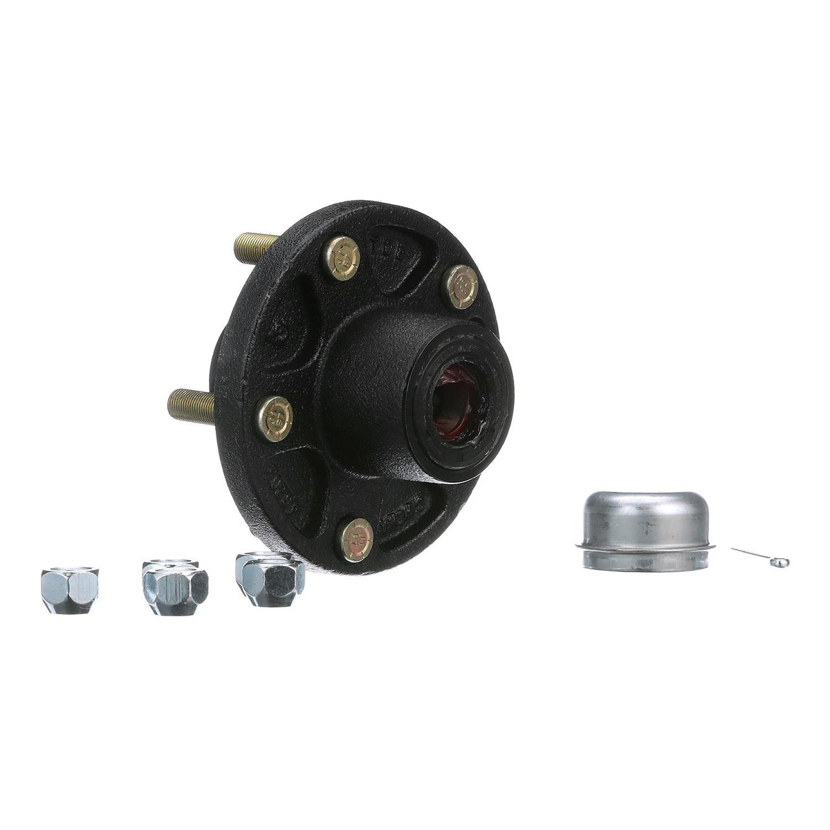 Painted Trailer Wheel Hub, 1-1/16in x 5 Lug UHI