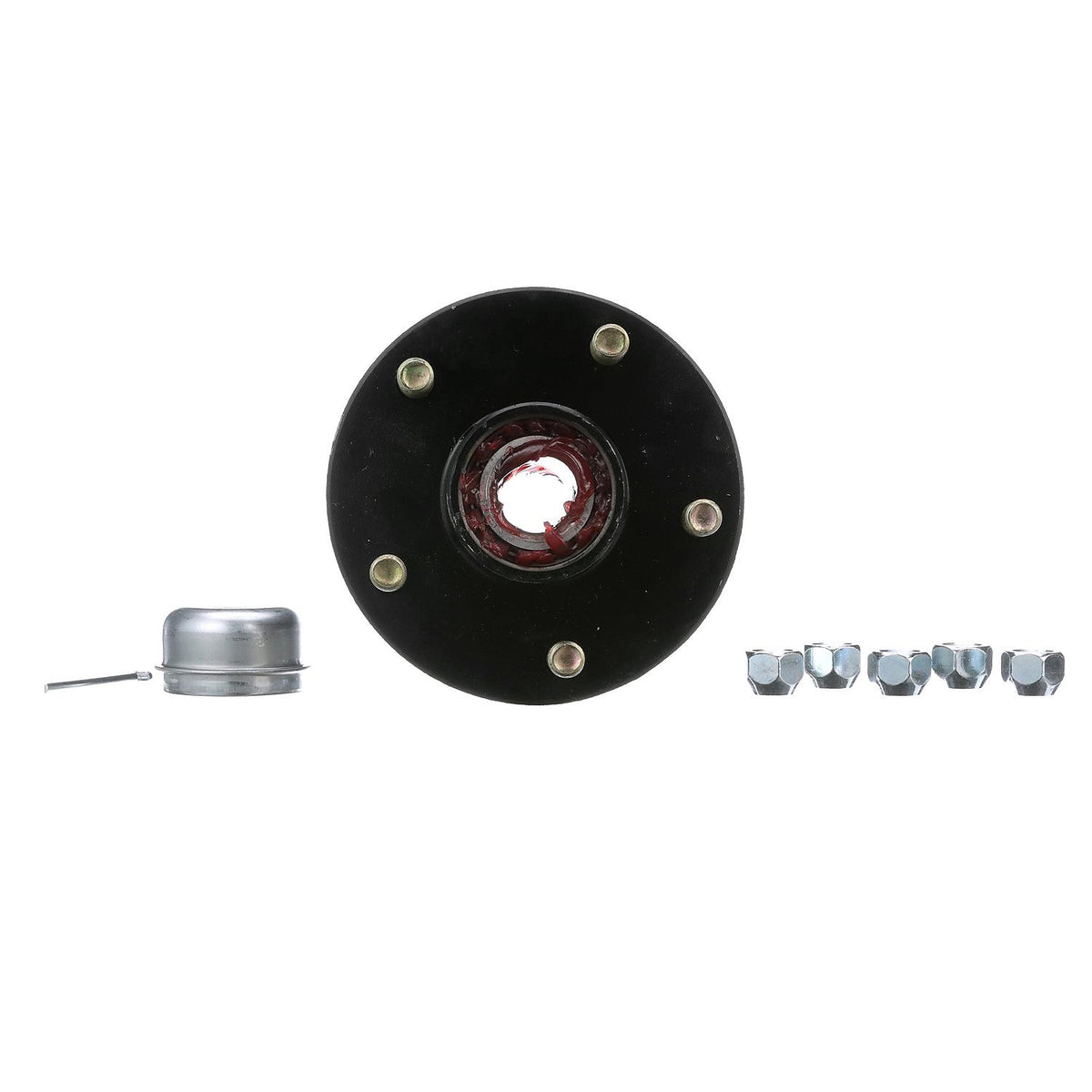 Painted Trailer Wheel Hub, 1-1/16in x 5 Lug UHI