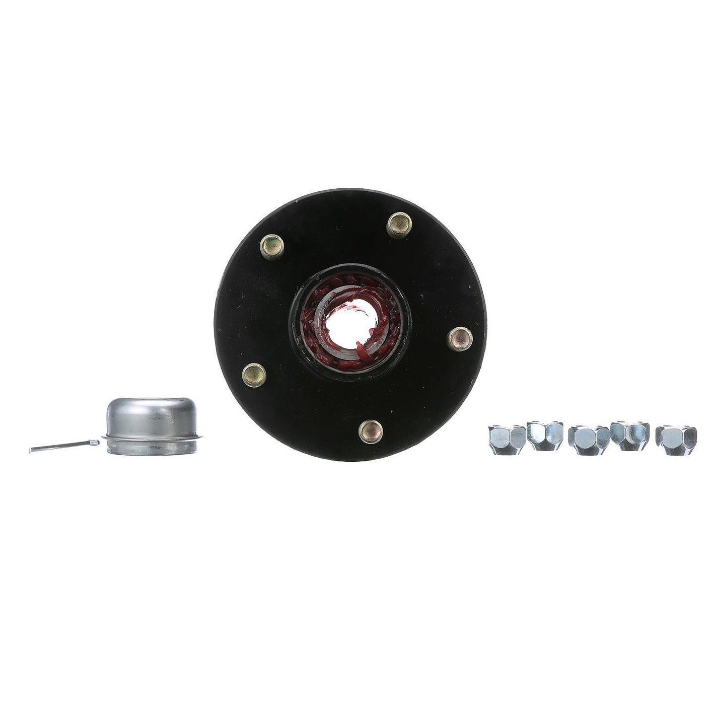 Painted Trailer Wheel Hub, 1-1/16in x 5 Lug UHI