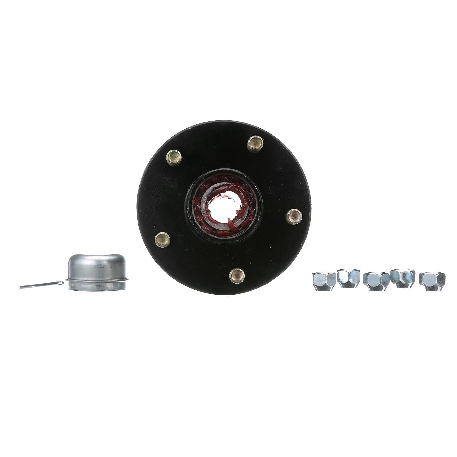 Painted Trailer Wheel Hub, 1-1/16in x 5 Lug UHI