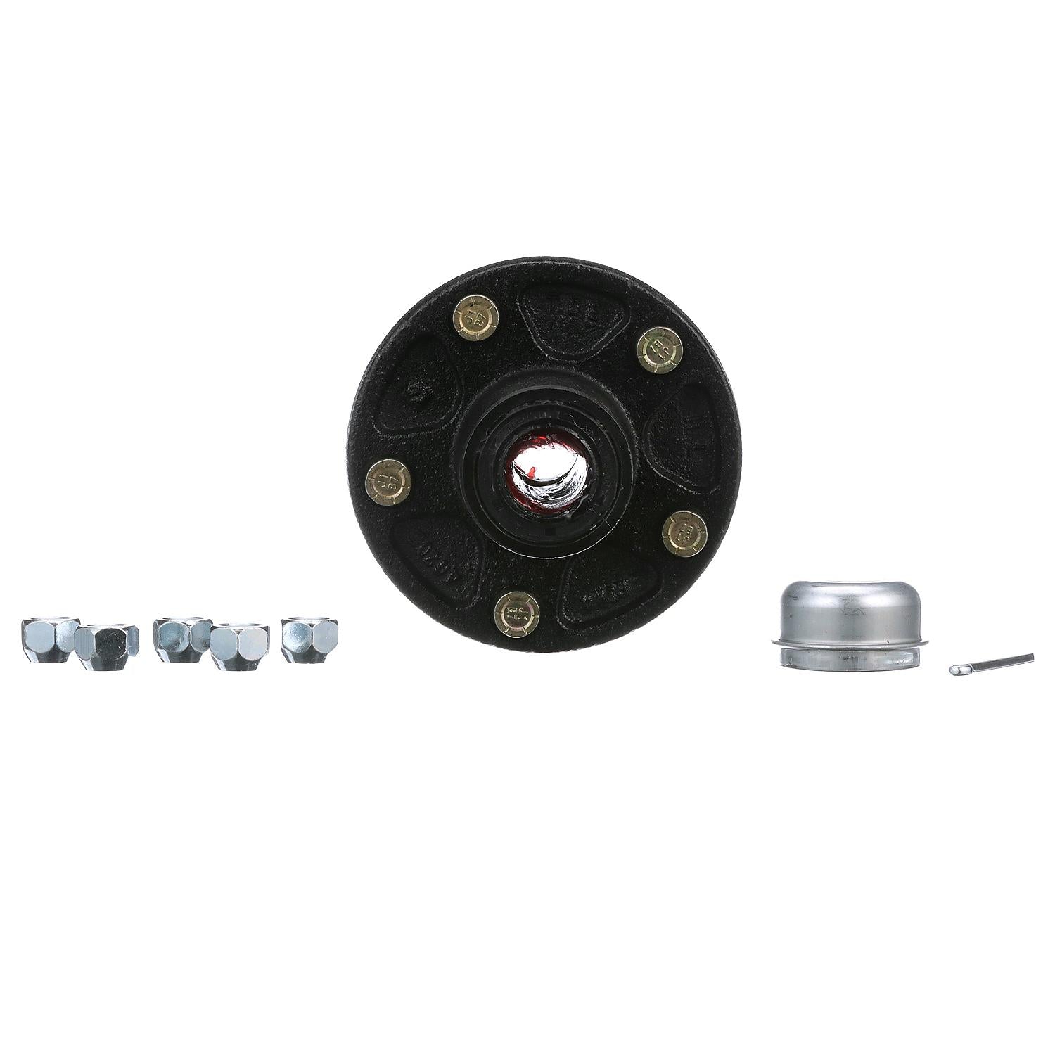 Painted Trailer Wheel Hub, 1-1/16in x 5 Lug UHI