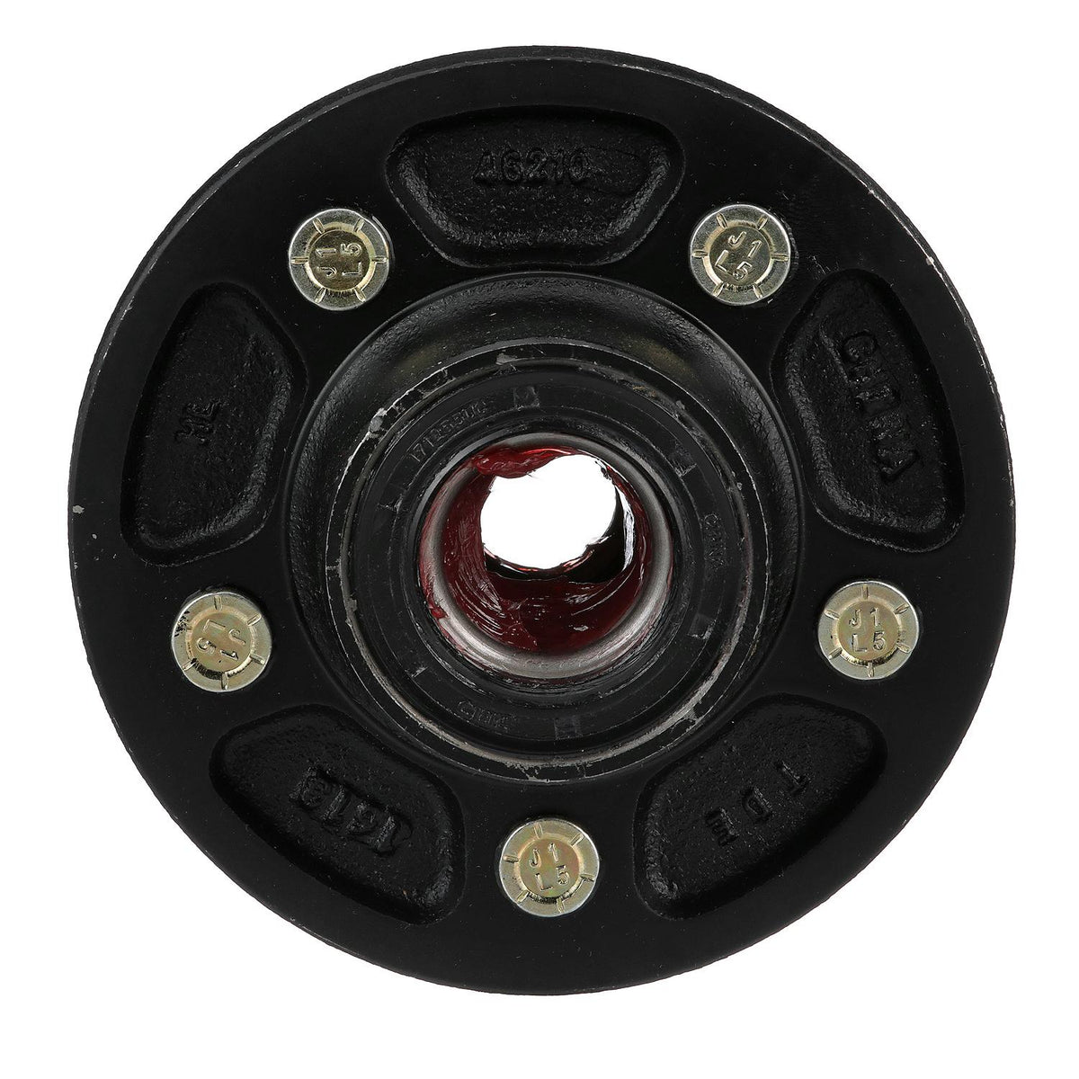 Painted Trailer Wheel Hub, 1-3/8in x 1-1/16in x 5 Lug UHI
