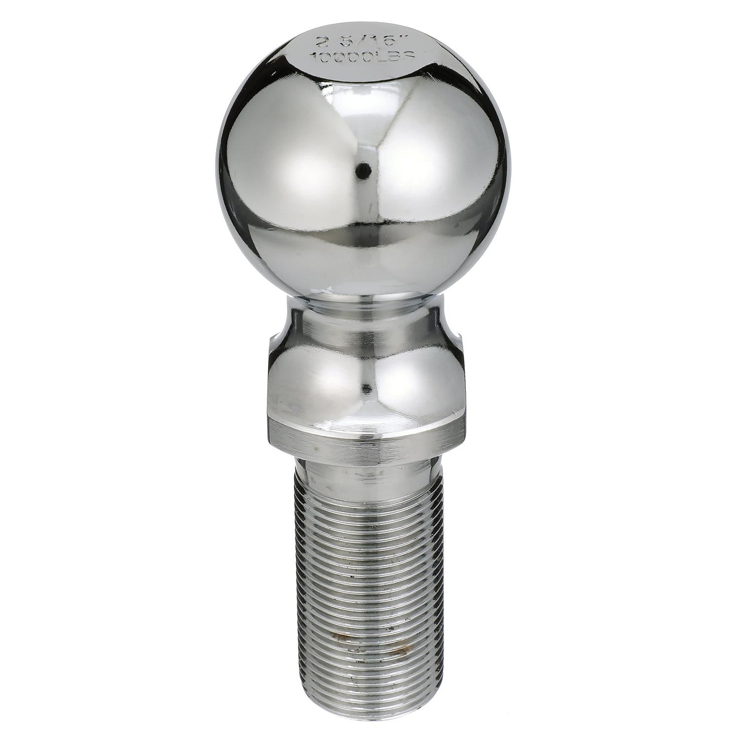 Chrome Plated Steel Trailer Coupler Ball, 2-5/16in x 1-1/4in x 2-3/4in