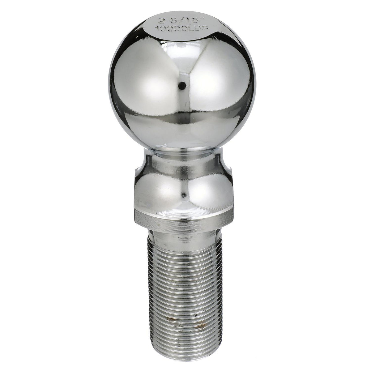 Chrome Plated Steel Trailer Coupler Ball, 2-5/16in x 1-1/4in x 2-3/4in