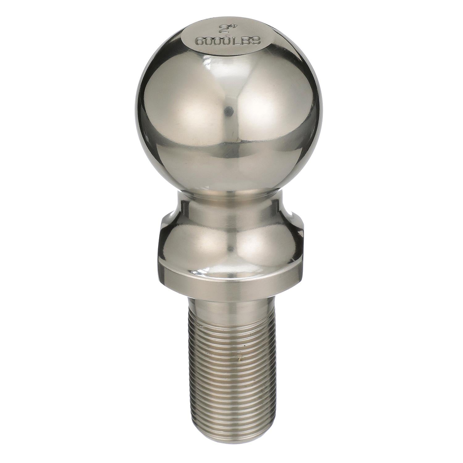 Stainless Steel Trailer Coupler Ball, 2in x 1in x 2-1/8in