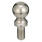 Stainless Steel Trailer Coupler Ball, 2in x 1in x 2-1/8in