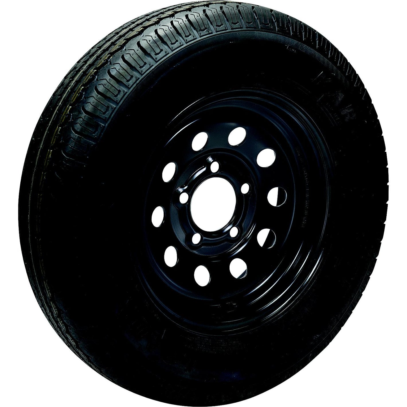 ST205/75R15C/5H KR35 15in Black Modular, 5-Lug on 4-1/2in Radial Tire & Wheel