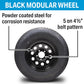 ST175/80R13C/5H KR35 13in Black Modular, 5-Lug on 4-1/2in Radial Tire & Wheel